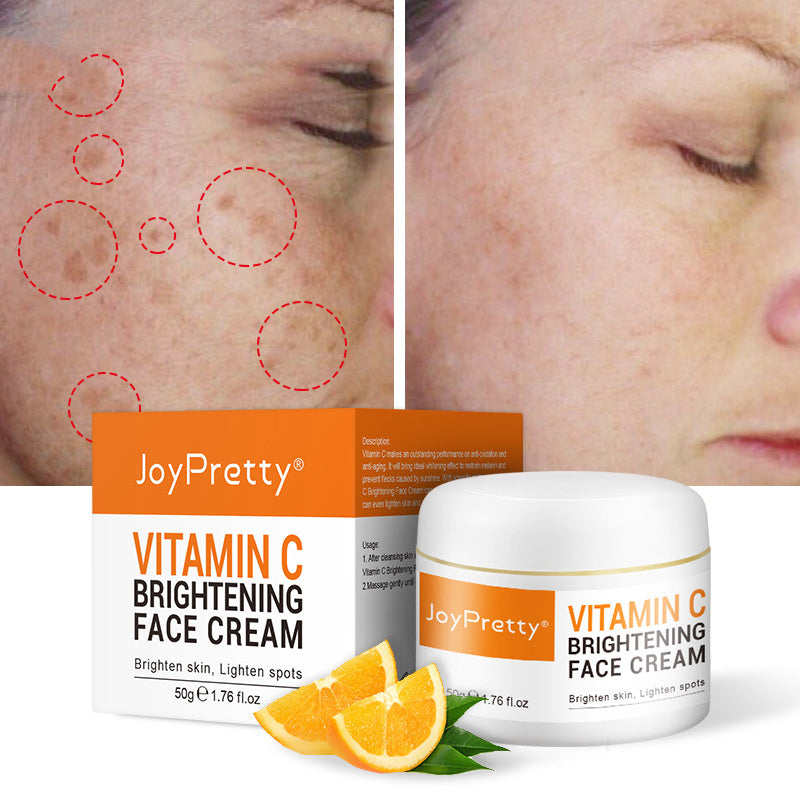 Vitamin C Brightening Face Cream - Replenishes Skin